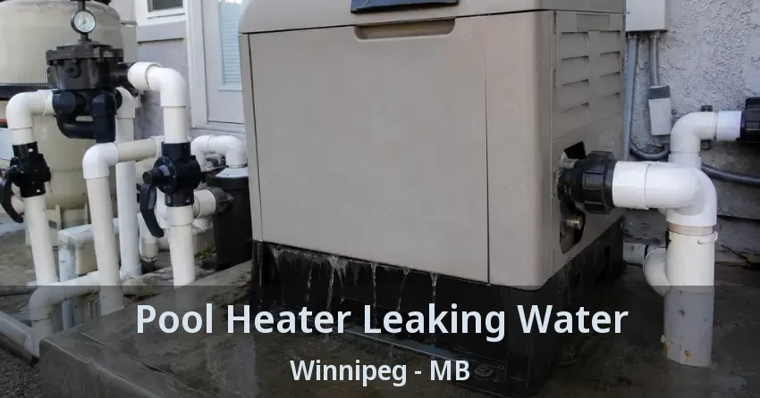 Pool Heater Leaking Water Winnipeg - MB