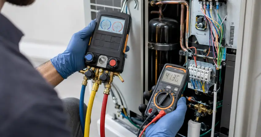 AC repair completed system testing and commissioning Winnipeg
