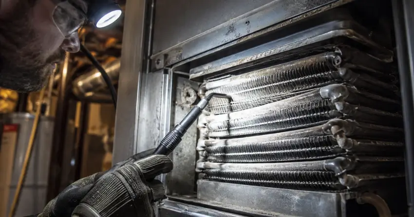 furnace maintenance near me heat exchanger inspection Winnipeg residential
