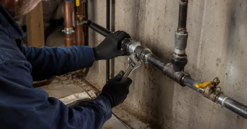 gas line piping Winnipeg replacement and inspection by licensed technician