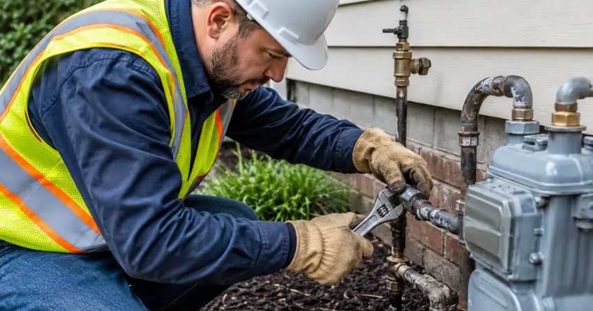 gas line repair Winnipeg cost assessment and leak fix by certified technician