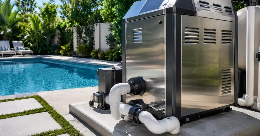 pool heater installation completed and commissioned Winnipeg