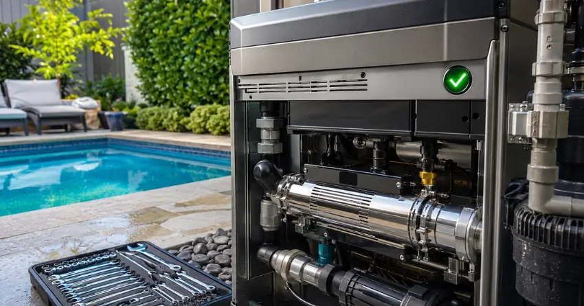 pool heaters repaire completed service Winnipeg