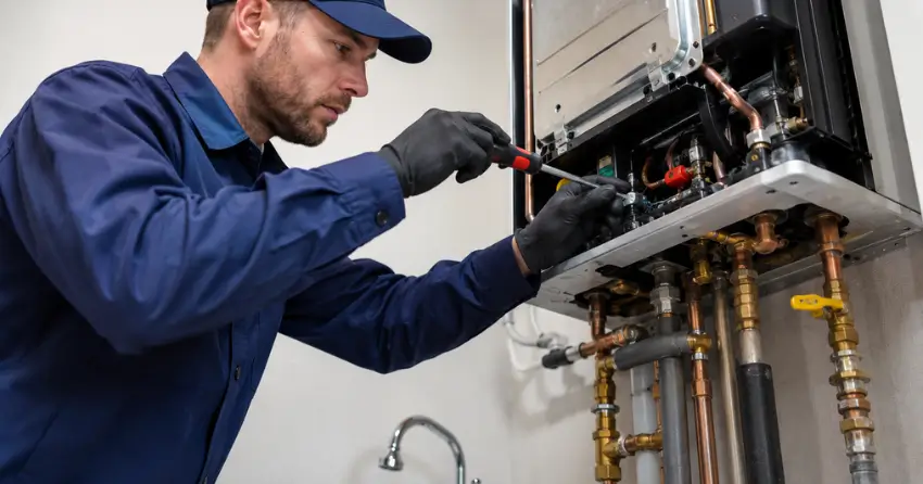 tankless water heater maintenance service Ontario Gas Services Winnipeg